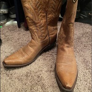Old west leather boots